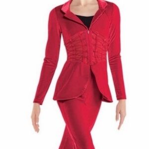 2 piece  dance competition costume